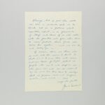Handwritten Letter by Frank Sinatra