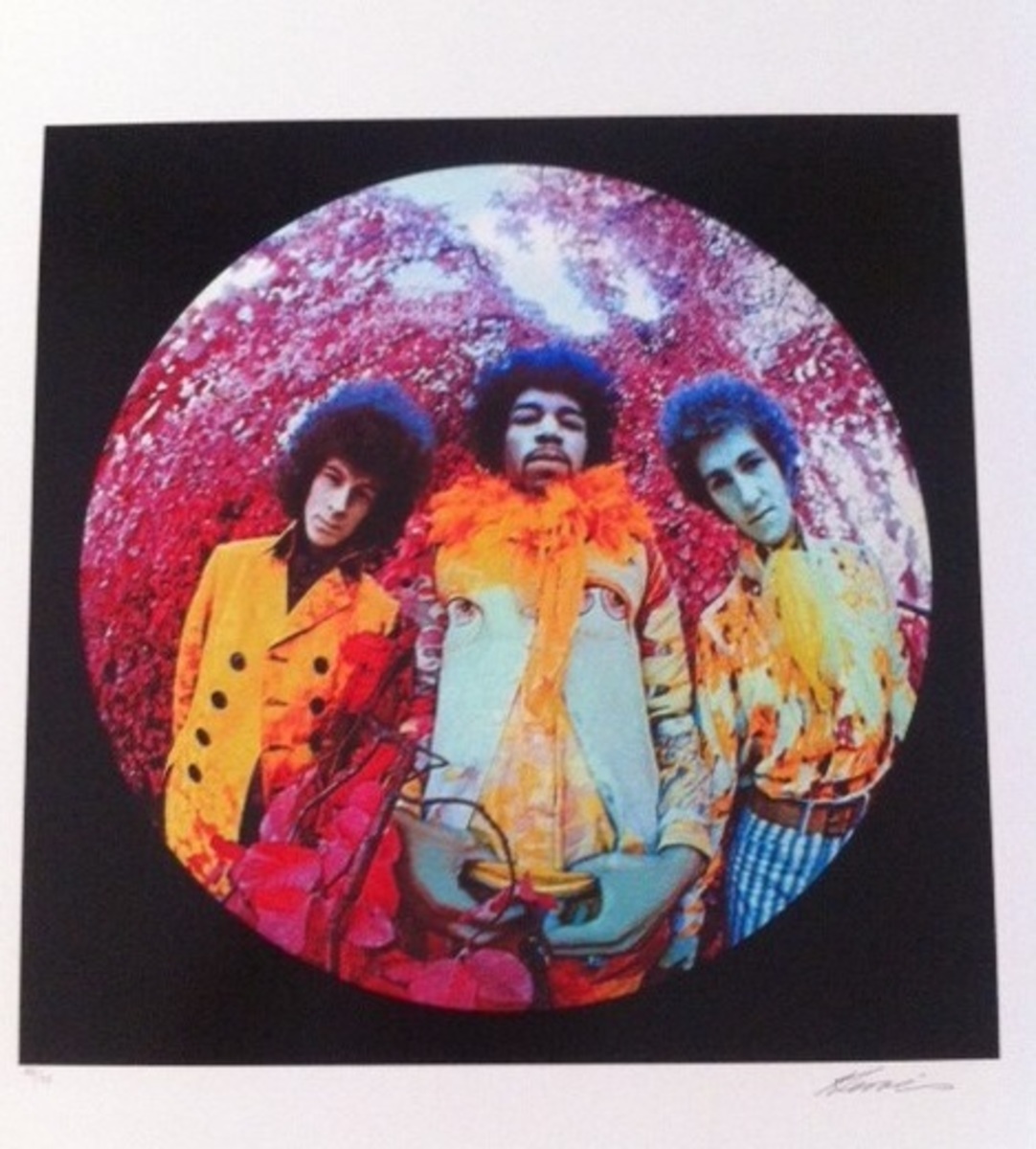 Jimi Hendrix - Are You Experienced Limited Edition Art-Print by Karl Ferris