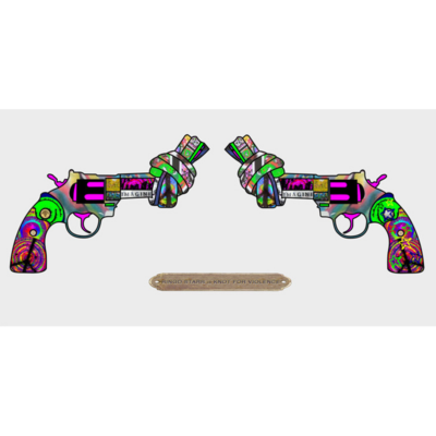 Knot For Violence (Double Guns) - Limited Art Print by Ringo Starr