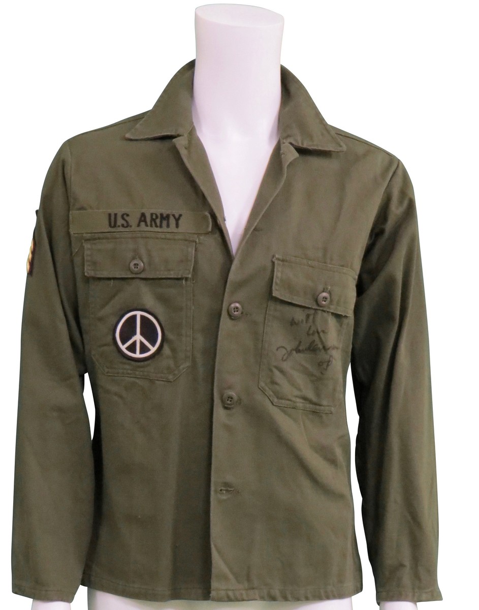 John Lennon worn and signed US-Army-Jacket