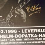 B.B. King - 1996 Wilhelm-Dopatka-Halle, Leverkusen - Signed by B.B. King