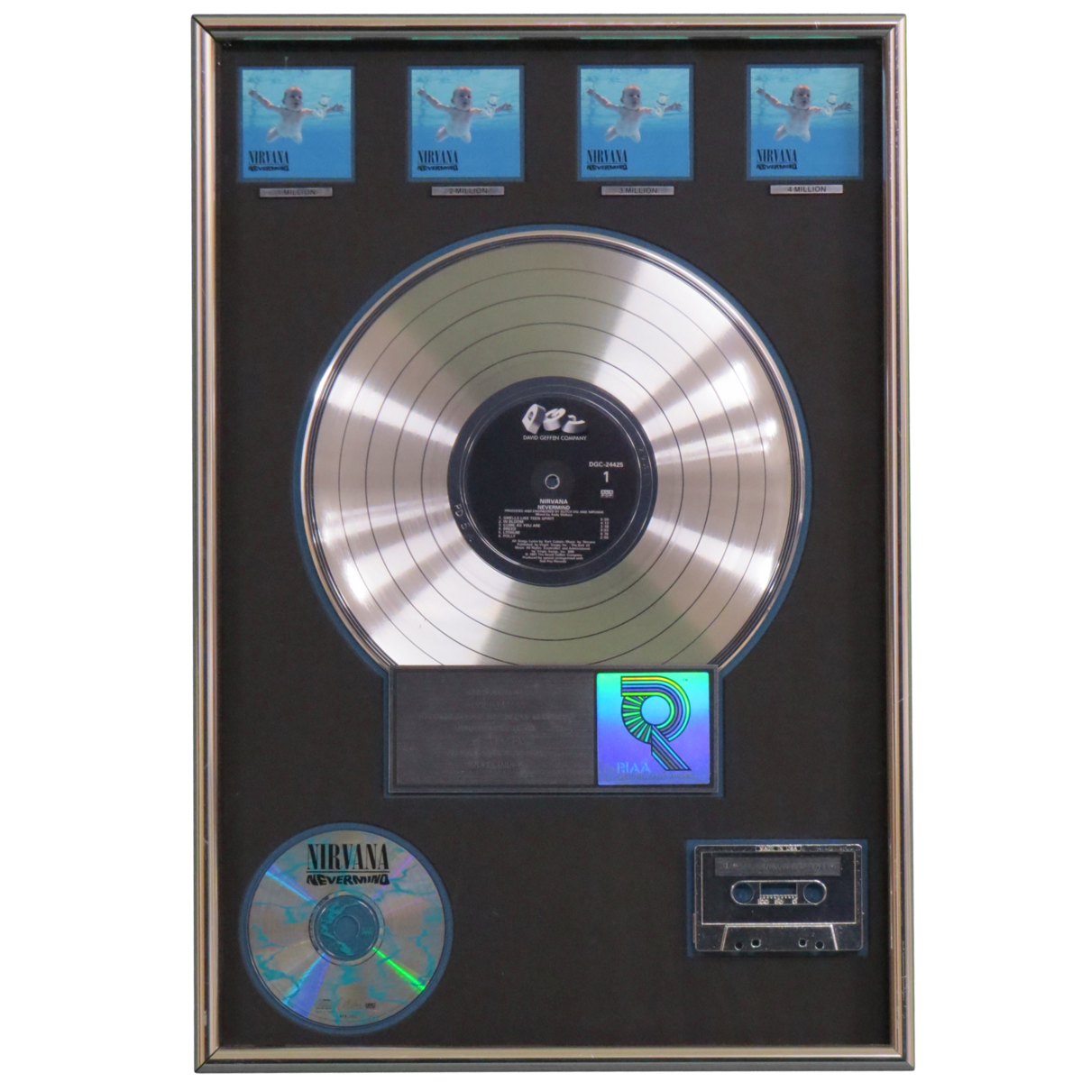 Nevermind RIAA Multi-Platinum Award