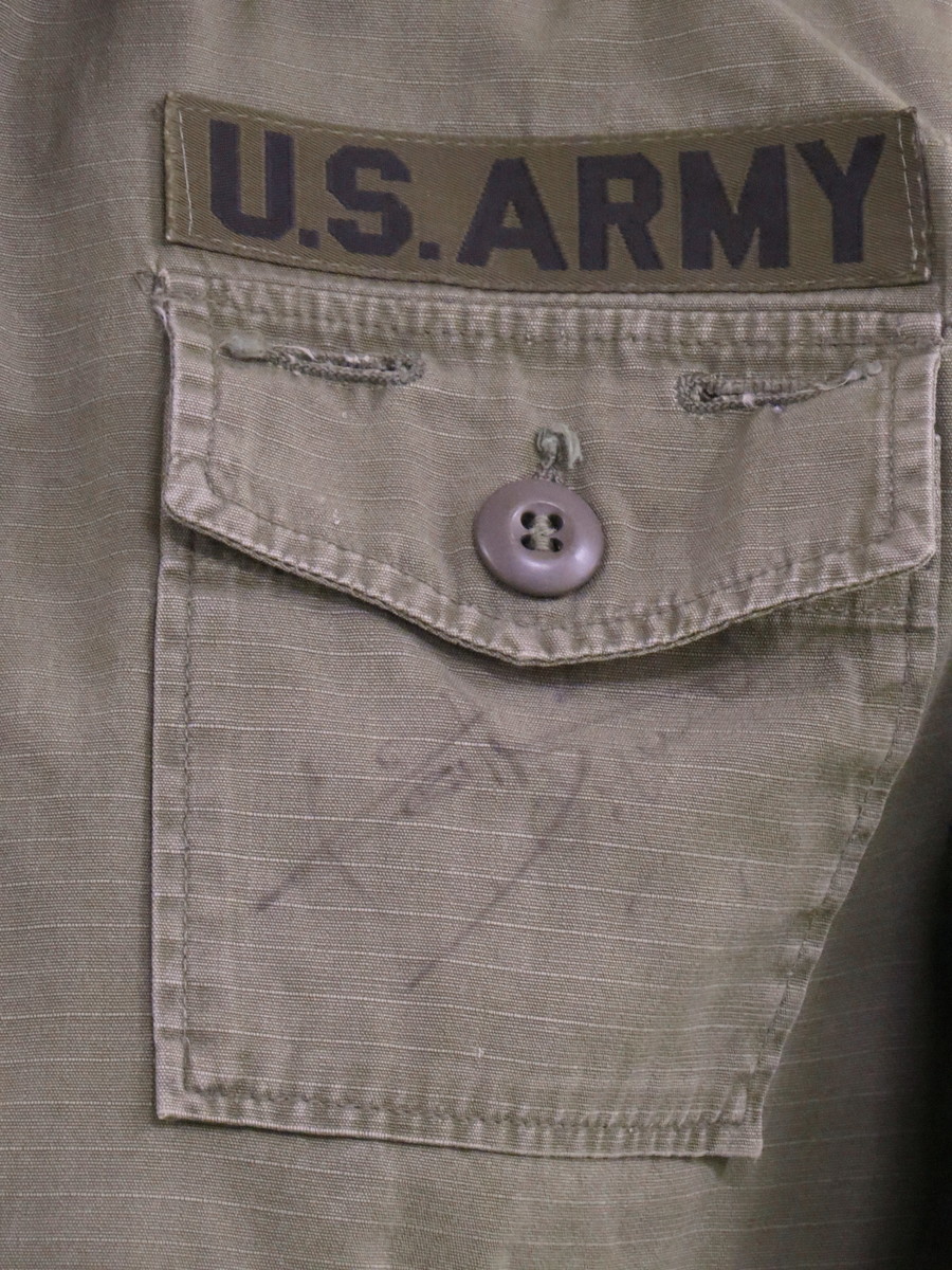 U.S. Army Shirt worn and signed by Keith Richards
