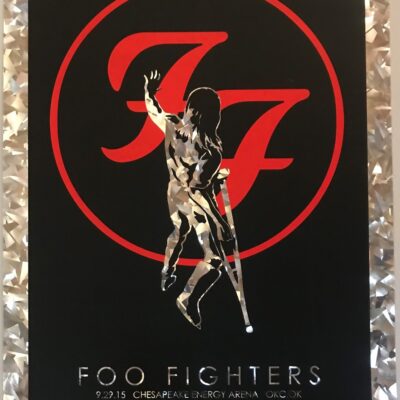 Foo Fighters - 2015 Chesapeake Energy Arena OKC.OK Limited Edition Concert Poster - by Jermaine Rogers