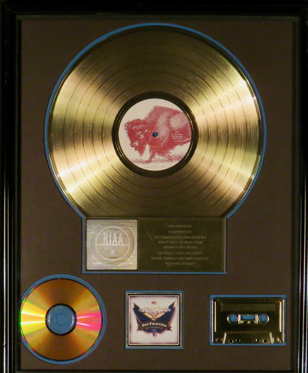 In Your Honor RIAA Gold Award
