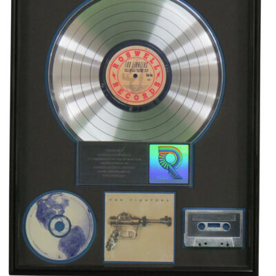 Foo Fighters RIAA Platinum Award Presented To Jennifer Youngblood (Dave Grohl's first wife)