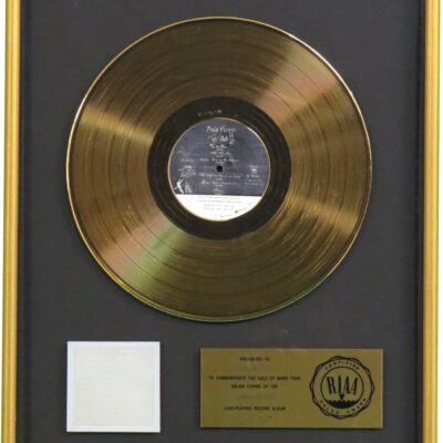 The Wall RIAA Gold Award Presented To Roger Waters