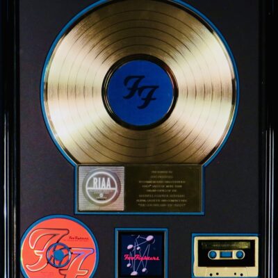 The Colour and the Shape RIAA Gold Award Preseted to Foo Fighters