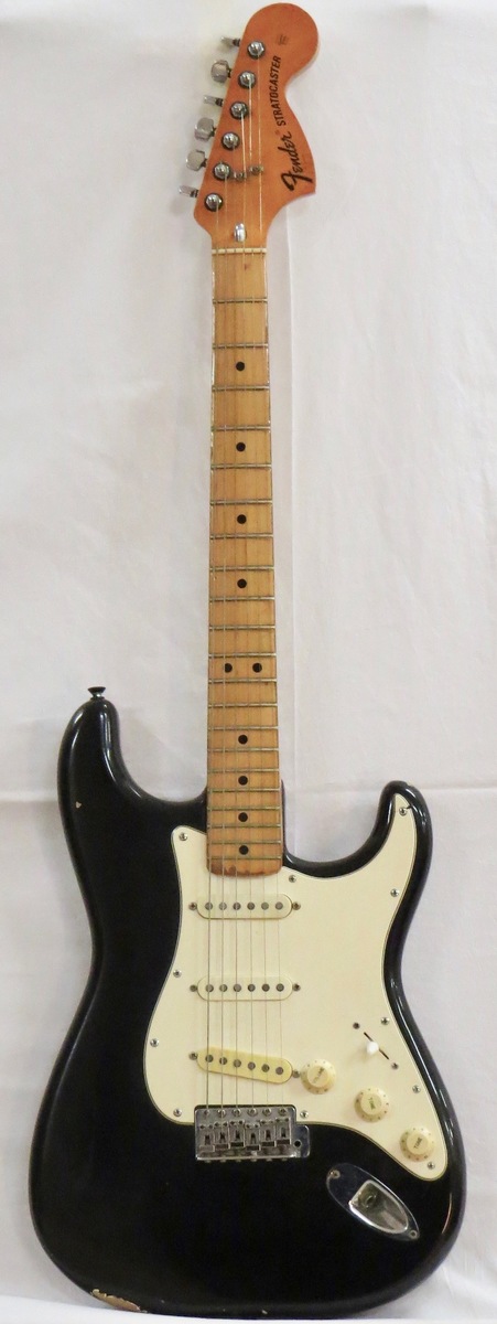 Black Fender Guitar Stratocaster Original Contour Body played by Howlin Wolf