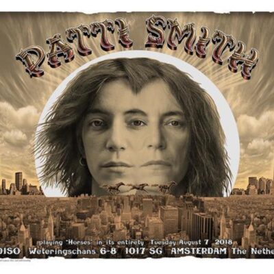EMEK - 2018 "Sunset" Patti Smith Silkscreen Concert Poster