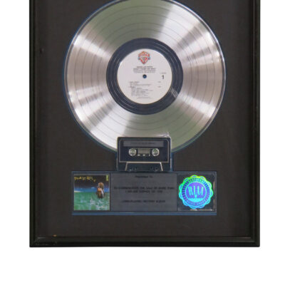 Crazy From The Heat RIAA Platinum Award Presented To David Lee Roth
