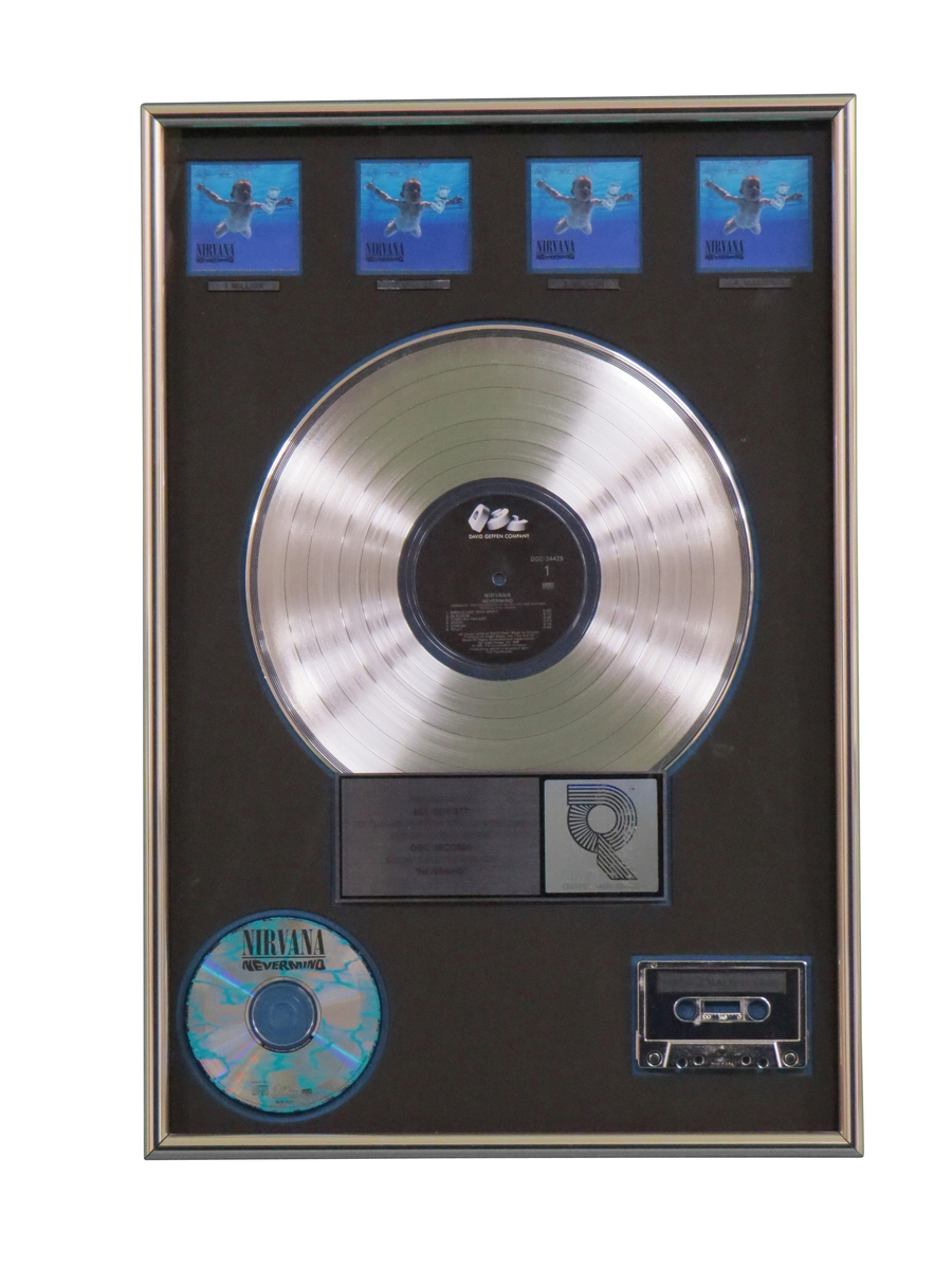 Nevermind RIAA Platinum Award