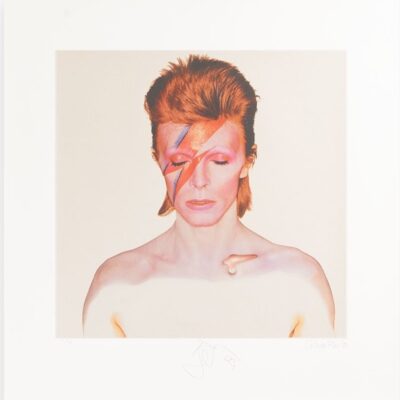 David Bowie - Aladdine Sane Limited Fine Art Print Signed by David Bowie & Celia Philo In Pencil