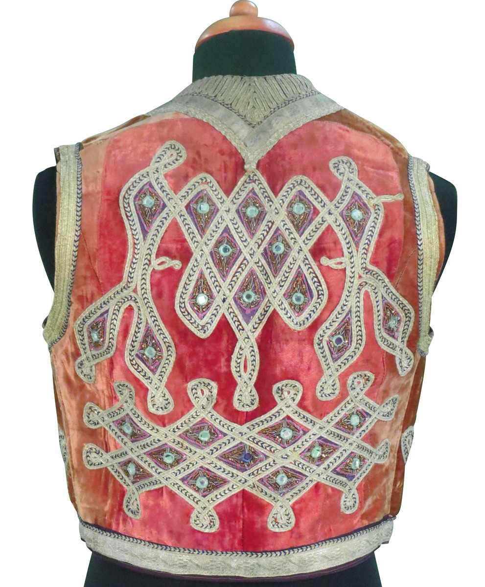 Indian red Vest owned and worn by Jimi Hendrix