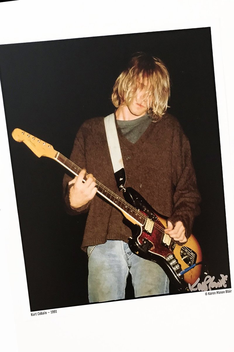 Kurt Cobain - Nirvana - "Lithium" Live At The Paramount 1991, Seattle WA - by Karen Mason Blair