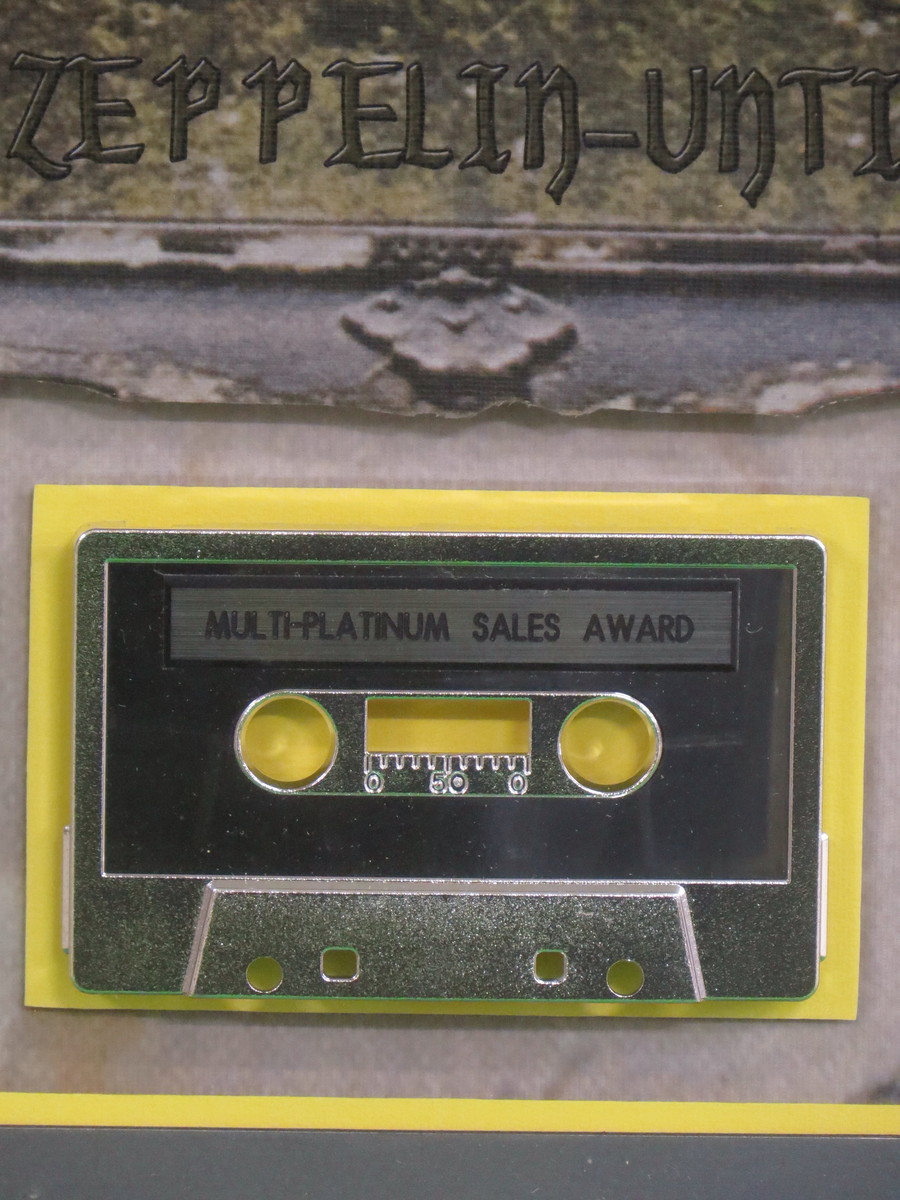 RIAA Award Multi-Platinum presented to Robert Plant