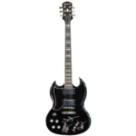 Epiphone Tony Iommy SG Custom Left Handed Guitar Signed and Personalized by Black Sabbath