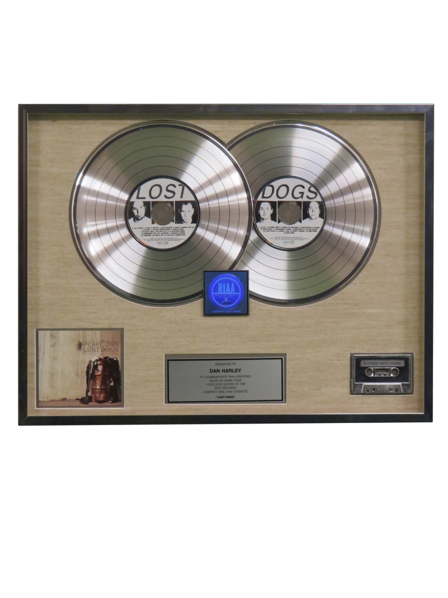 Lost Dogs RIAA Platinum Award
