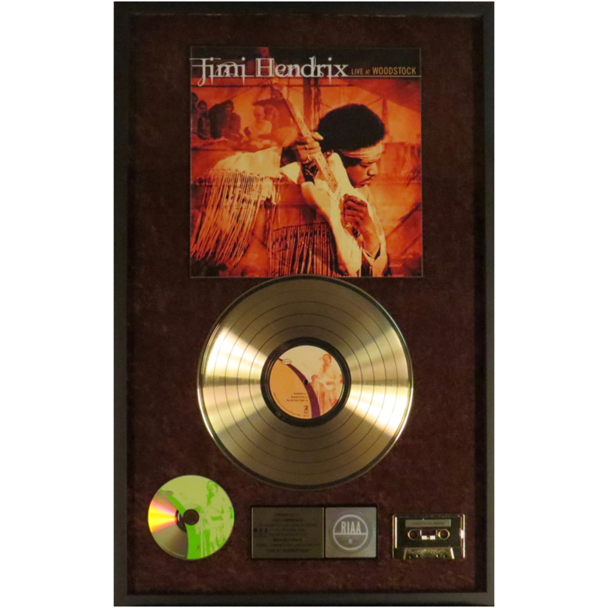 Live at Woodstock RIAA Gold Award