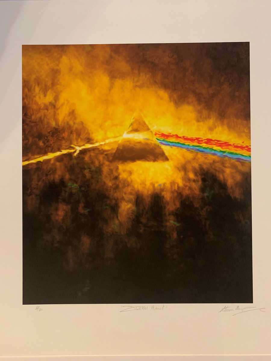 Pink Floyd "The Dark Side Of The Moon Monet Triptych" - Signed by Storm Thorgerson