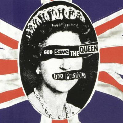 Sex Pistols - 1977 "God Save The Queen" Original Virgin Records Promotional Poster