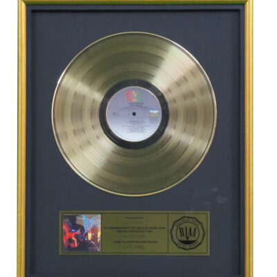 Let's Dance RIAA Gold Award Presented To David Bowie