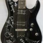 Schecter Guitar Diamond-Series Black Signed and Personalized by Seether