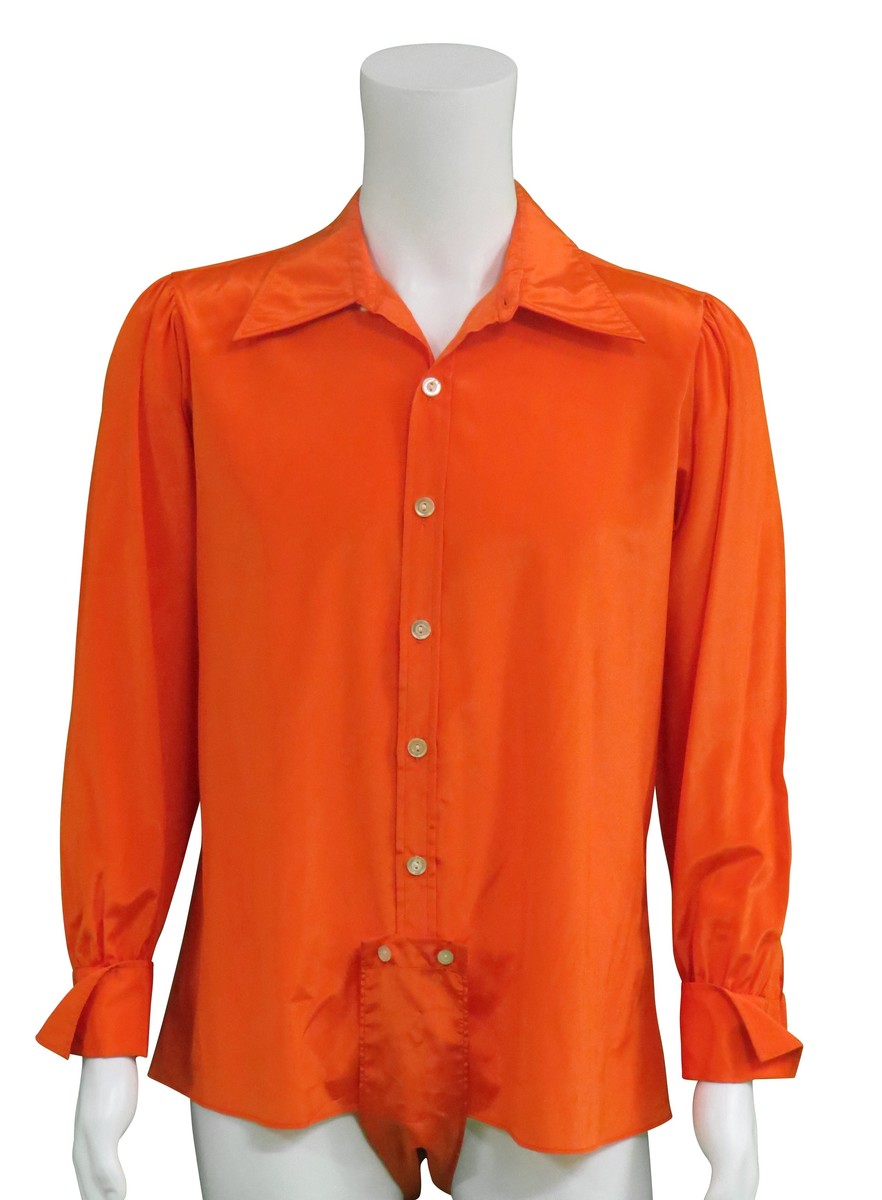 Orange Tuxedo-Shirt  Stage-Worn 1976 by Frank Sinatra