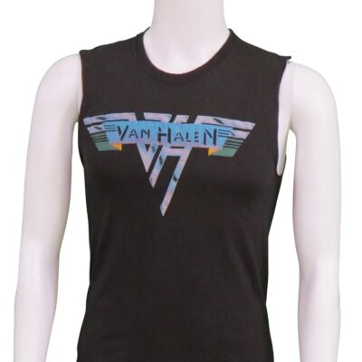 Van Halen T-Shirt owned and on stage worn by legendary Eddie Van Halen