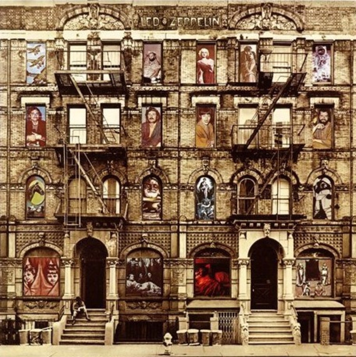 Led Zeppelin - Physical Graffiti Limited Edition Art Print by Peter Corriston