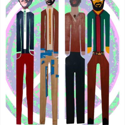 Four Wooden Men - Limited Fine Art Print by Ringo Starr