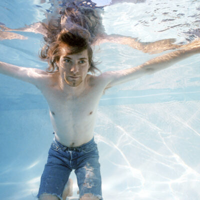 Kurt Cobain Swimming Underwater