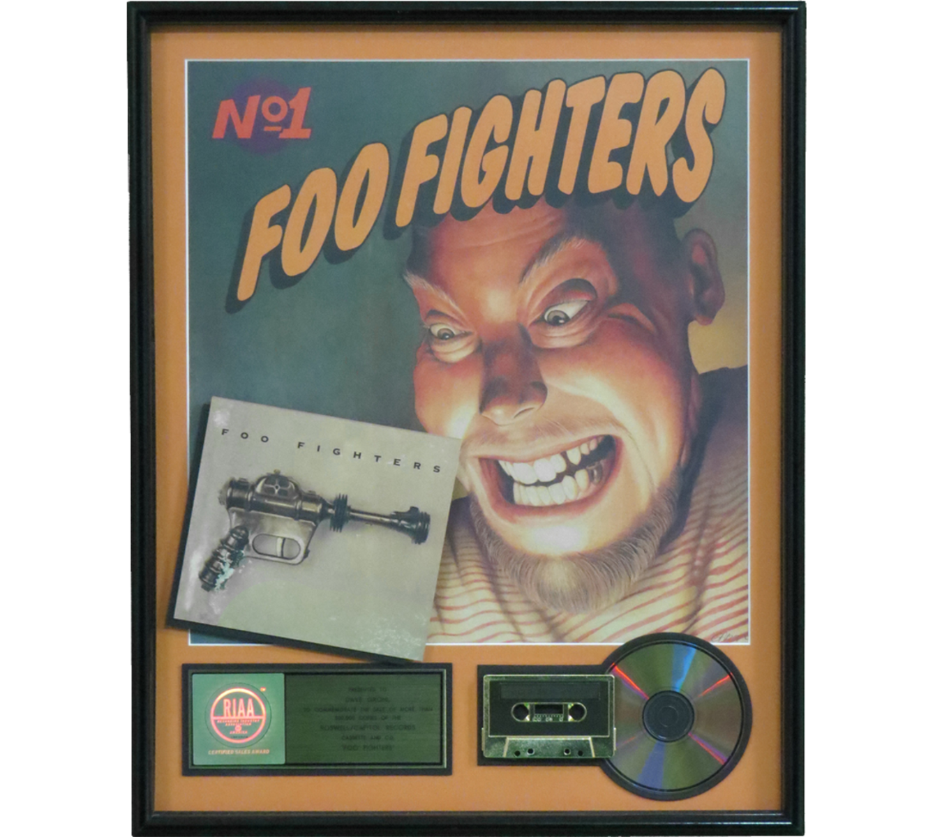 Foo Fighters Debut Album RIAA Gold Award Presented to Dave Grohl