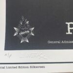 EMEK - 2005 Nine Inch Nails (NIN) & QOTSA "Typewriter" Limited Edition Silkscreen Concert Poster -Signed by EMEK